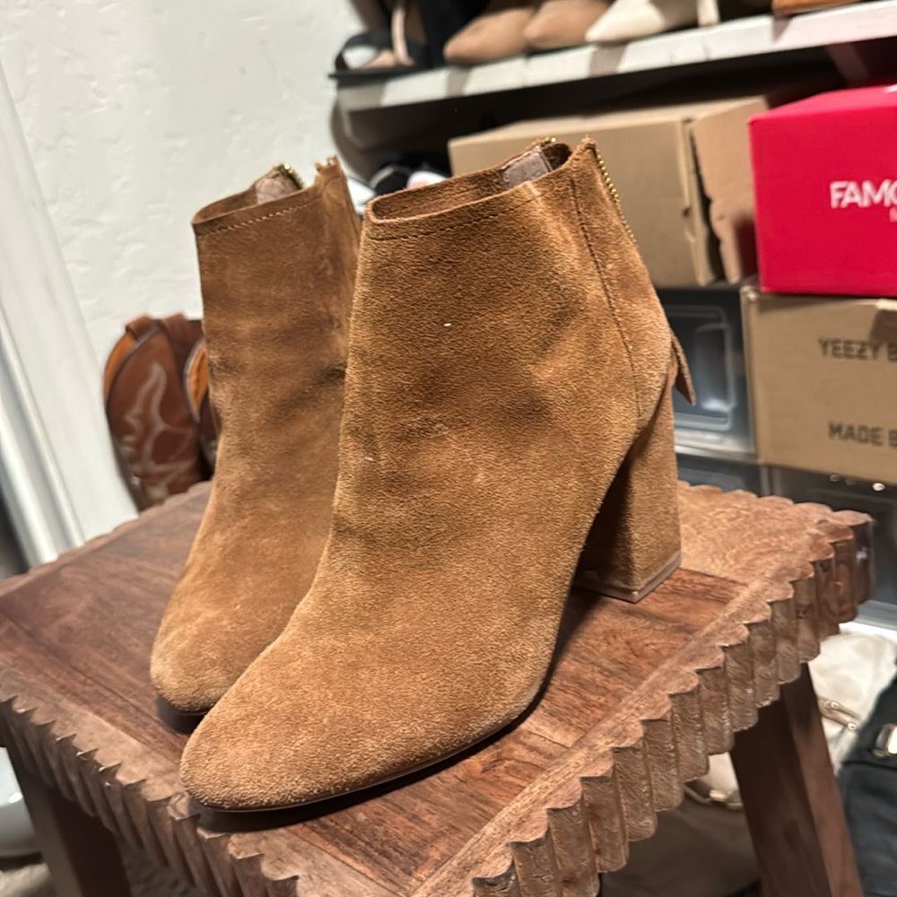 Steven Madden suede booties